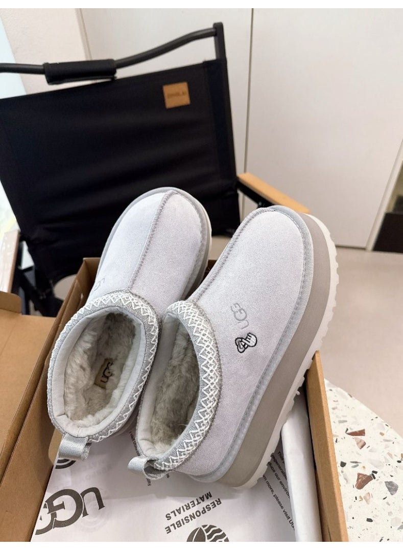 UGG Tazz Love women's plateform Slipper - Alloy Silver - Image 1